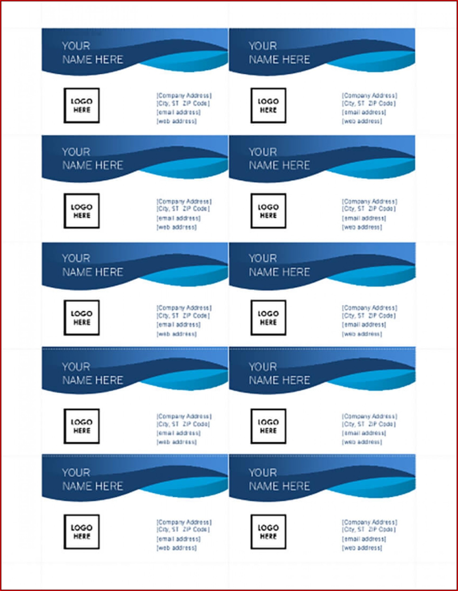 Word Printable Free Printable Business Card Template Vrogue co