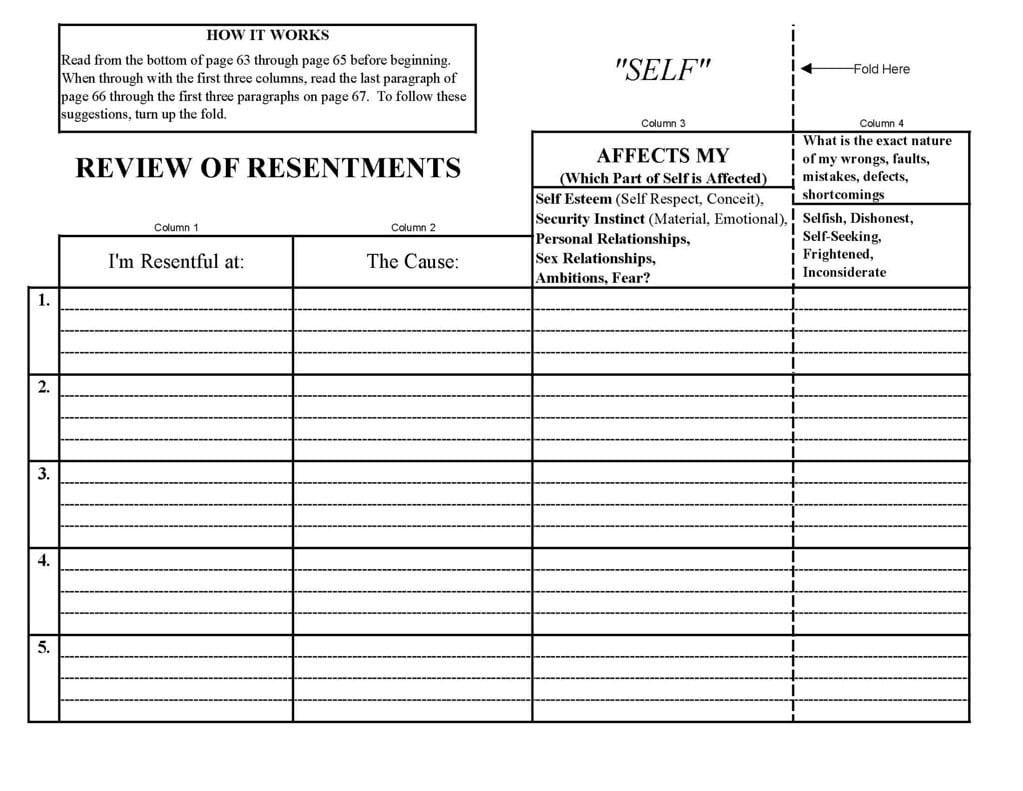 Worksheet Aa Step 4 Worksheet Th Step Sheets Hizli Db excel