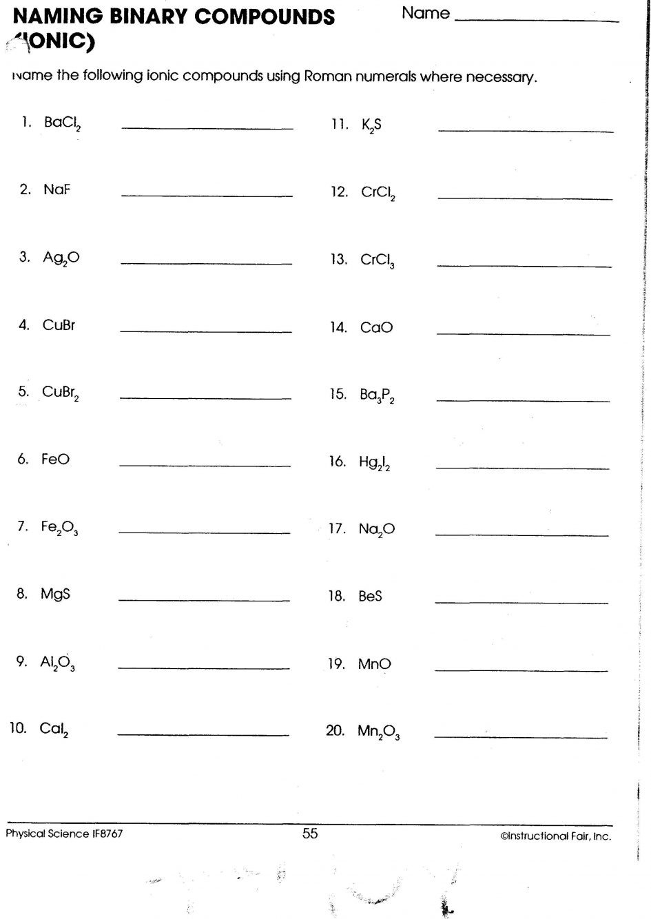 in a new worksheet what is the correct formula