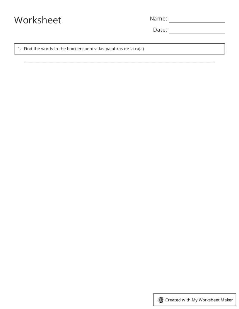 worksheet works