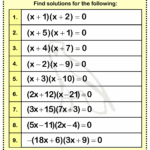 Worksheet Quadratic Formula Quadraticworksheet