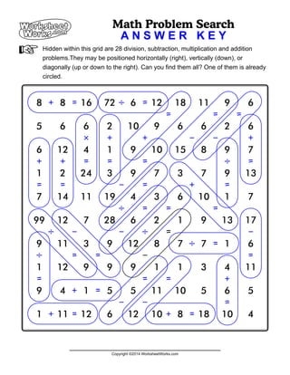 Worksheet Works Word search 1 PDF Worksheets Library