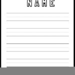 Writing Name Worksheets Writing Worksheets