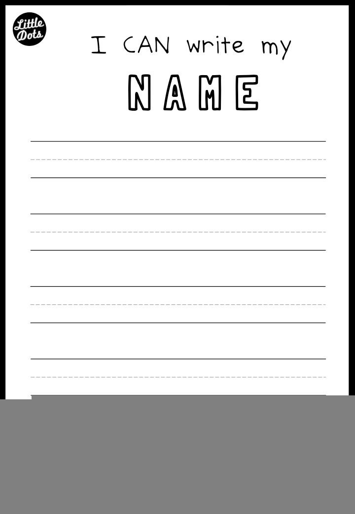 Writing Name Worksheets Writing Worksheets