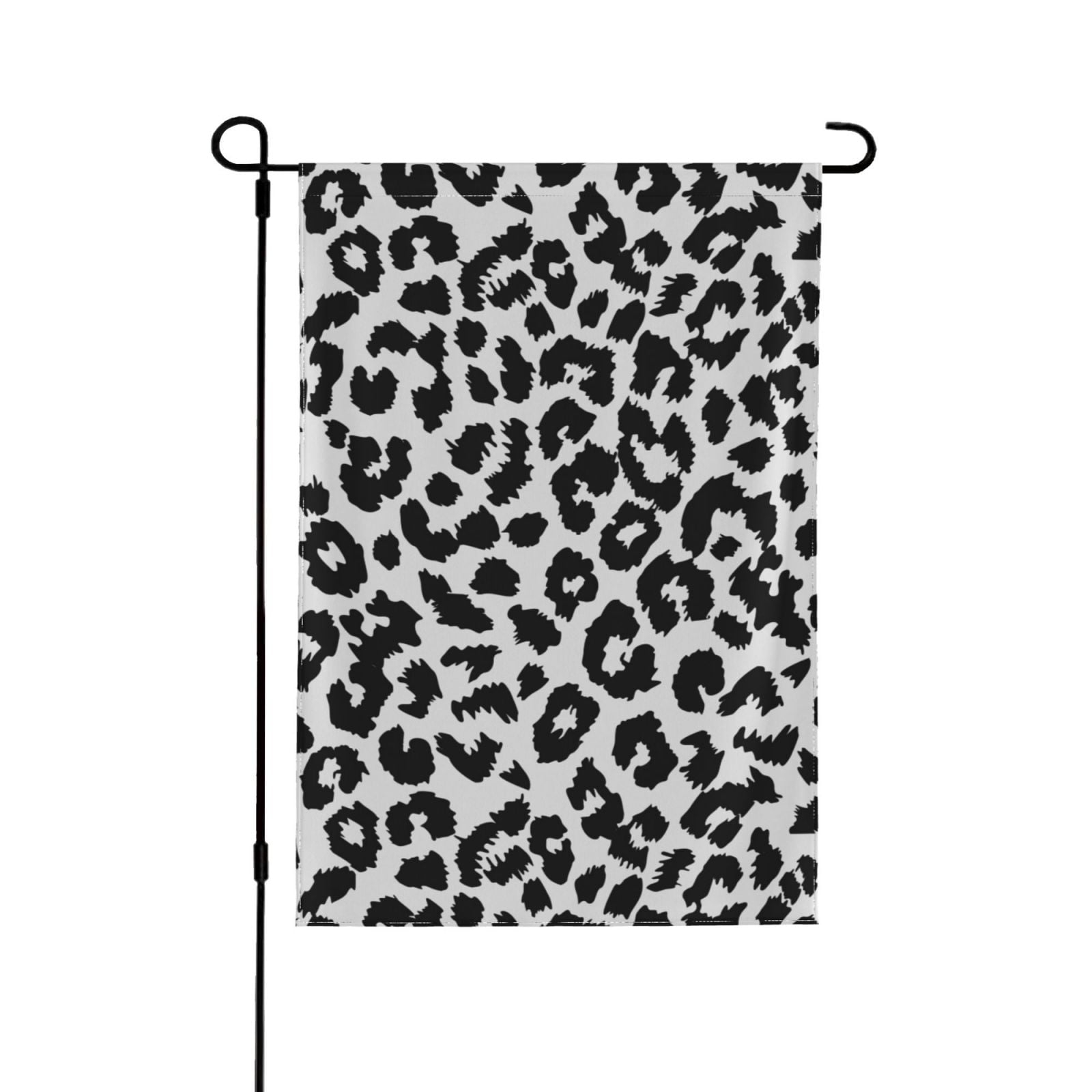 Wukai Similar To Leopard Print Garden Flags Double Sided Welcome Garden 