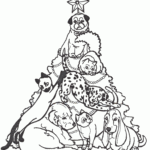 XMAS COLORING PAGES