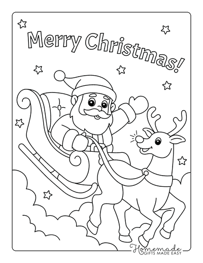 Xmas Coloring Pages Free Printable