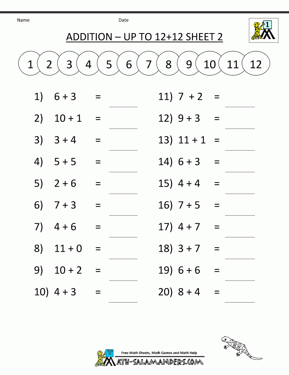 maths worksheets