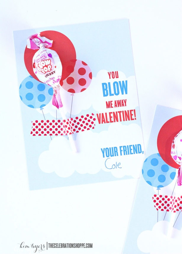 You Blow Me Away Free Printable Class Valentine Cards Kim Byers