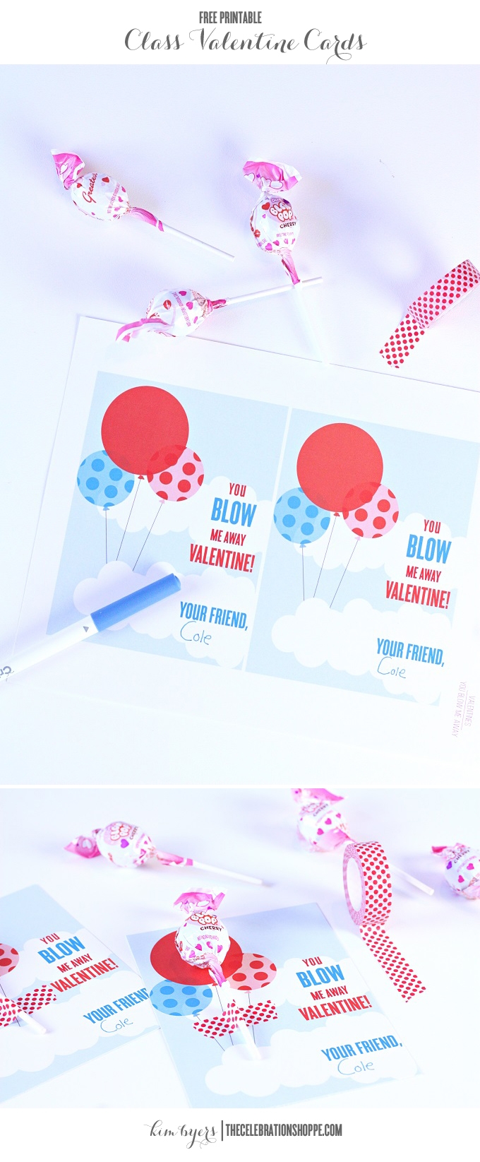 free printable class valentine cards