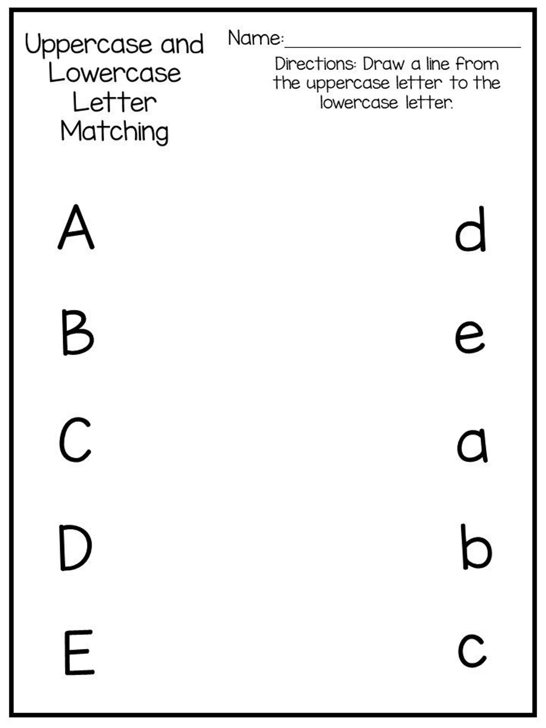 9 Printable Preschool Alphabet Worksheets Letter Recognition Worksheets And Activities Handwriting Etsy 9 Printable Preschool Alphabet Worksheets Letter Recognition Worksheets And Activities Handwriting Etsy