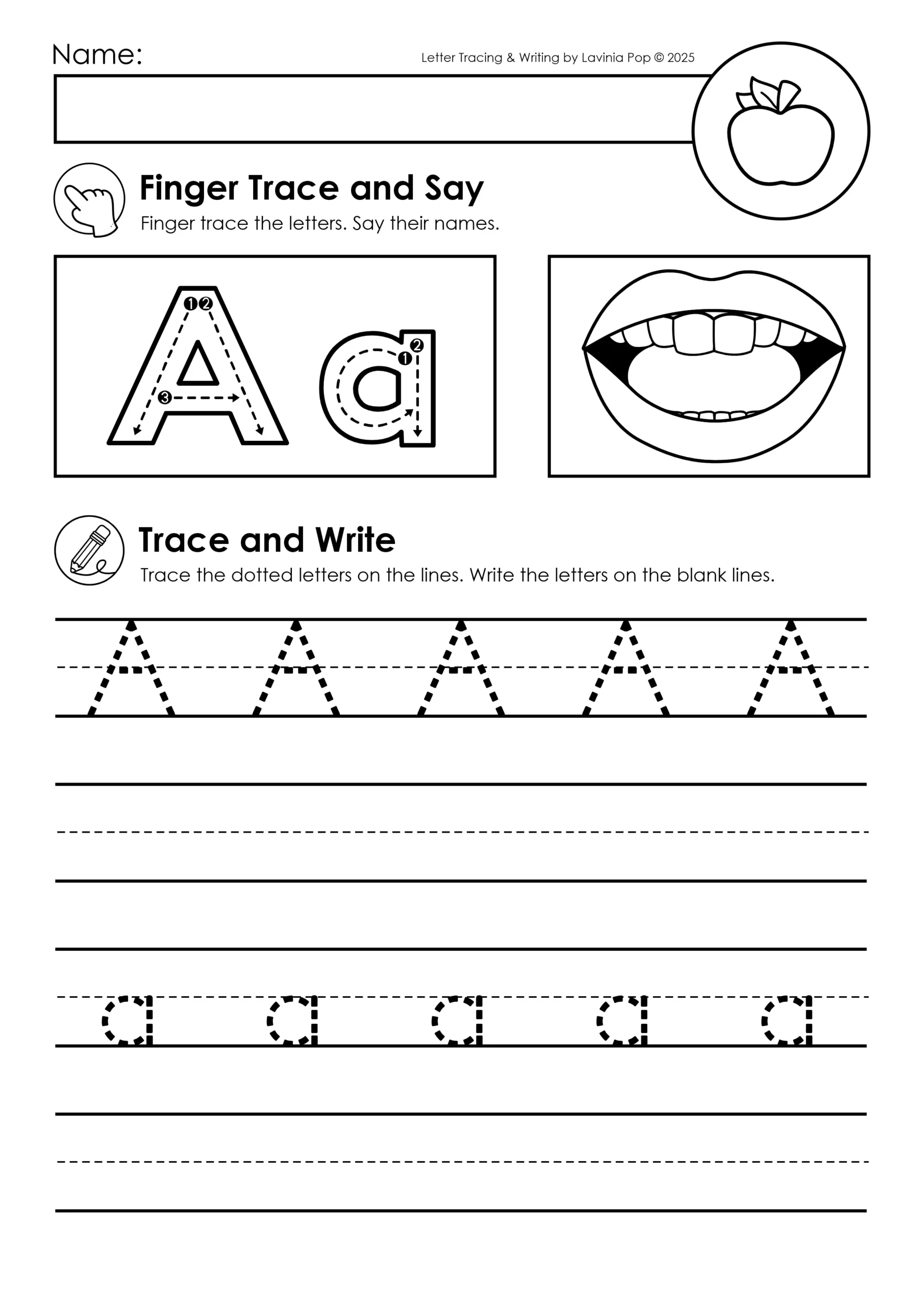 Alphabet Handwriting Worksheets For Kindergarten Alphabet Handwriting Worksheets For Kindergarten