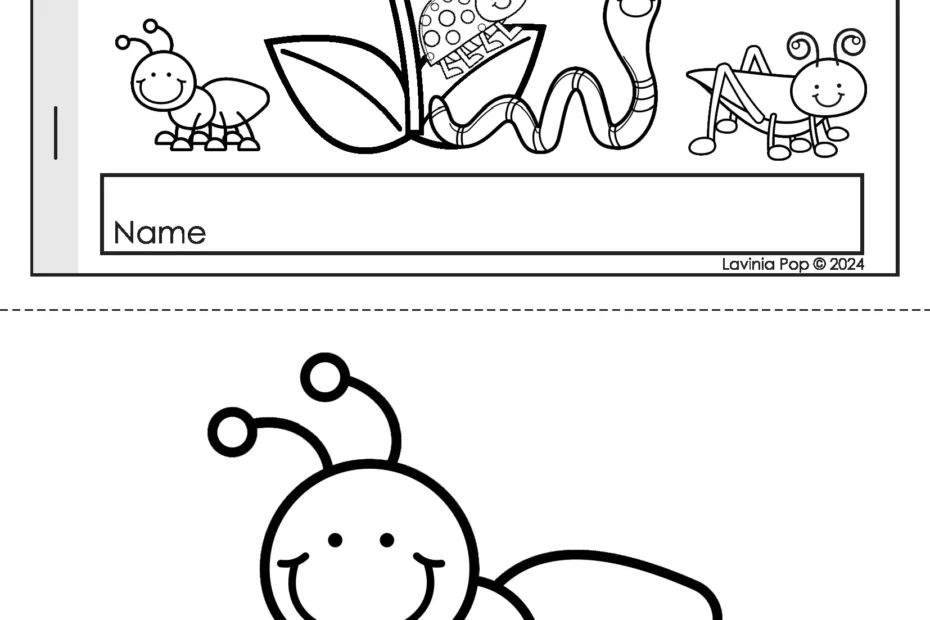 Bugs Insects Preschool Worksheets And Activities No Prep