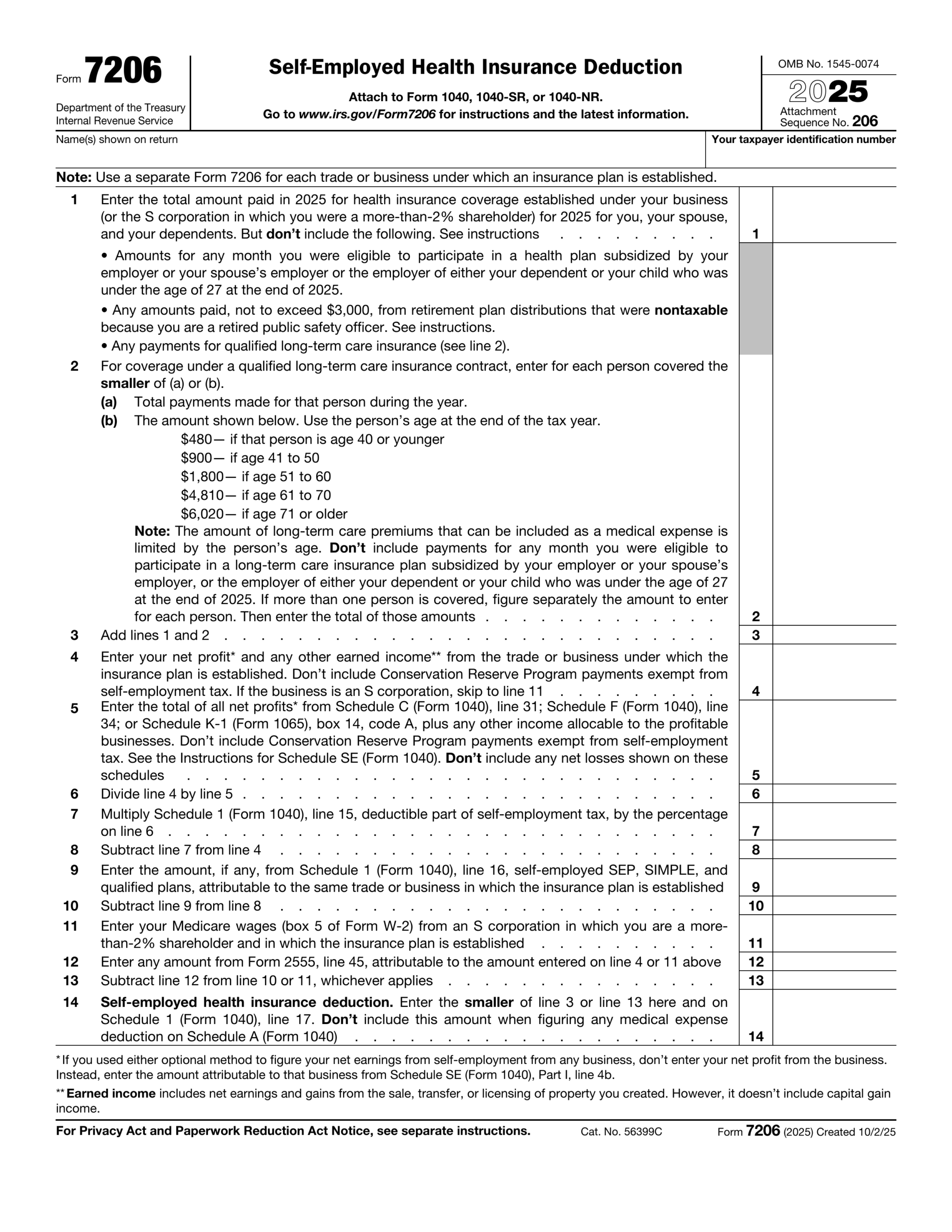 Form 7206 2025 2026 Fill Official Forms Online PDF Guru Form 7206 2025 2026 Fill Official Forms Online PDF Guru