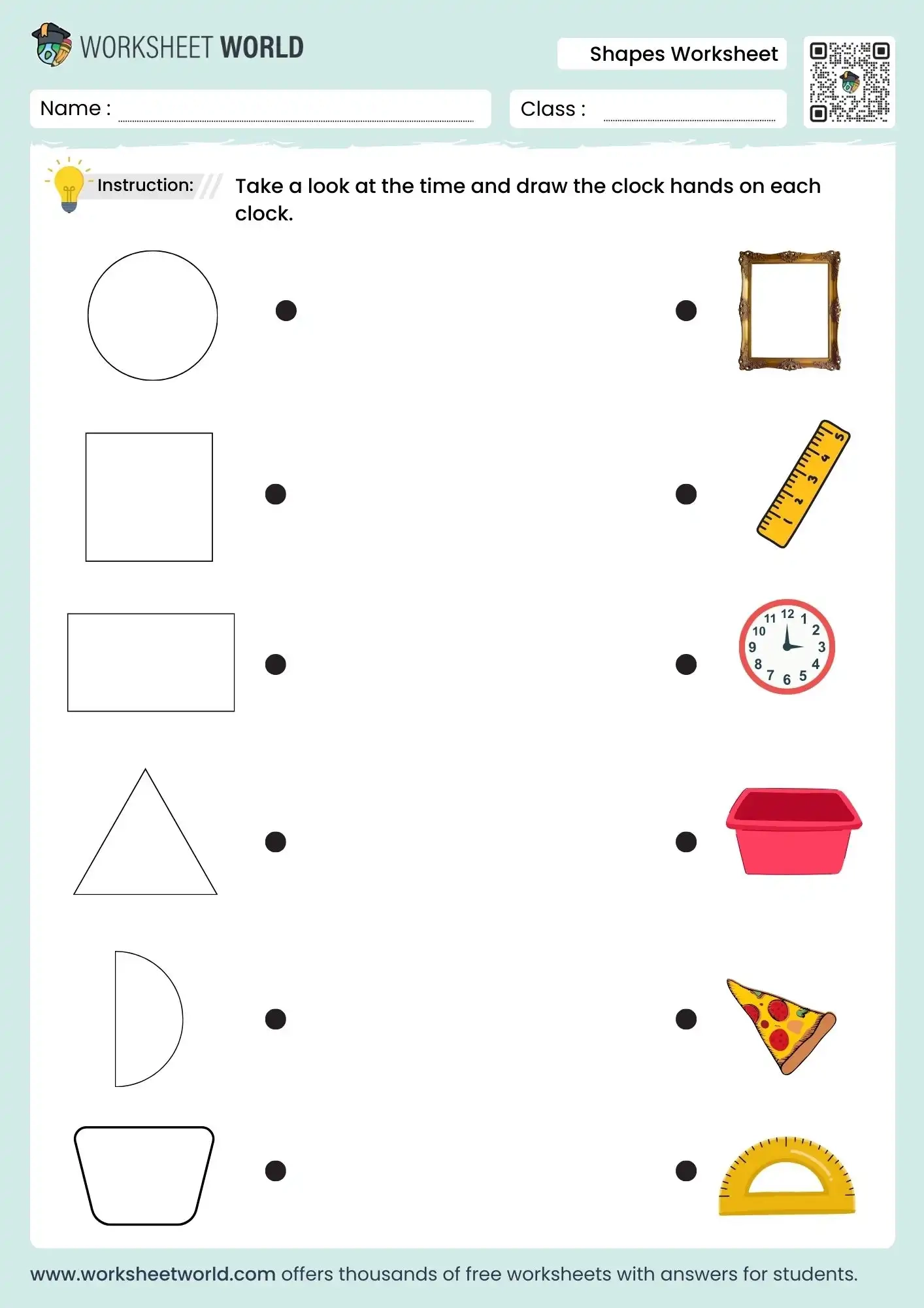 Free Preschool Shapes Worksheets For Kindergarten Worksheet World Free Preschool Shapes Worksheets For Kindergarten Worksheet World
