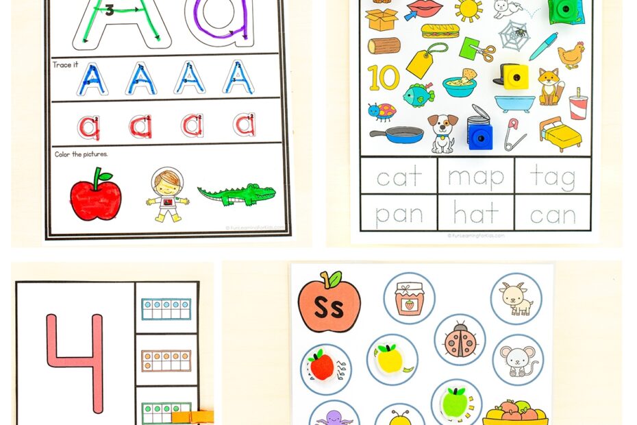 Homeschool Printables For Kindergarten