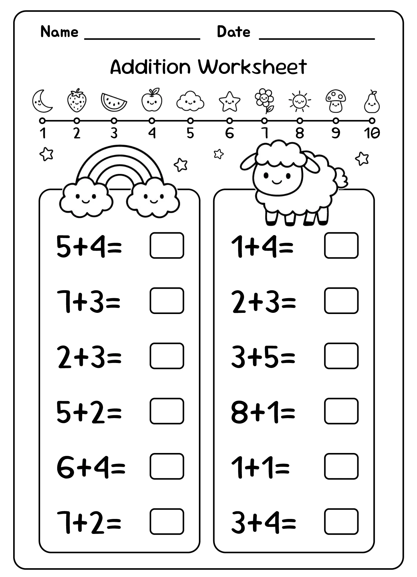 kindergarten worksheets easy kindergarten worksheets easy