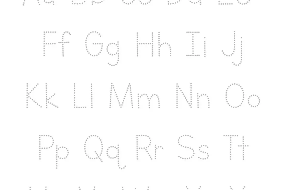 Printable Pre k Alphabet Tracing Worksheet Alphabet Practice Back To School Practice Worksheet Etsy